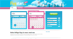 Desktop Screenshot of flygstart.se